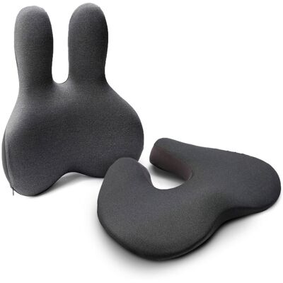 MOSH EGRO2 Set Sitzkissen B3L schwarz + Rückenlehne H1B schwarz/anthrazit MOSH EGRO2 Set Sitzkissen B3L schwarz + Rückenlehne H1B schwarz/anthrazit