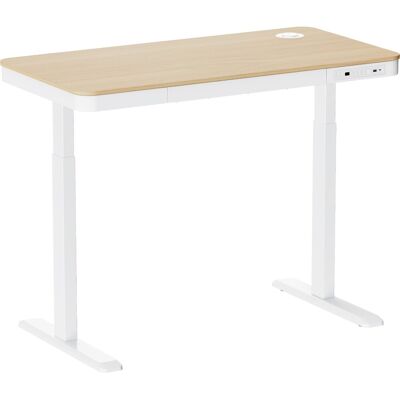 AlzaErgo Tisch ET6 AiO Charge 118x60 cm weiß + Laminat Birke AlzaErgo Tisch ET6 AiO Charge 118x60 cm weiß + Laminat Birke