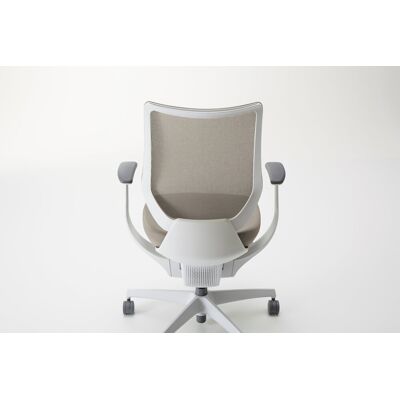 KOKUYO ING Glider 360° weißer Rahmen, beiges Netz KOKUYO ING Glider 360° weißer Rahmen, beiges Netz