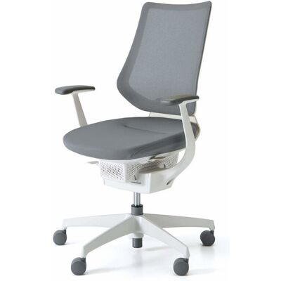 KOKUYO ING Glider 360° weißer Rahmen, graues Netz KOKUYO ING Glider 360° weißer Rahmen, graues Netz