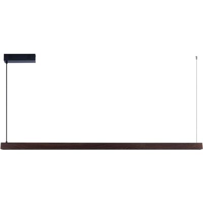 IMMAX NEO-MADEIRA Linearleuchte, Nussbaumholz, 152 cm, 33W, Pendel, Tuya WIFI BEACON CCT, dimmbar IMMAX NEO-MADEIRA Linearleuchte, Nussbaumholz, 152 cm, 33W, Pendel, Tuya WIFI BEACON CCT, dimmbar