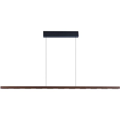 IMMAX NEO-MADEIRA linear, Walnuss. Holz, 157 cm, 37W, 3000K, auf Kabel, dimmbar IMMAX NEO-MADEIRA linear, Walnuss. Holz, 157 cm, 37W, 3000K, auf Kabel, dimmbar