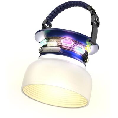 IMMAX Solarlampe mit integrierter RGB-Farb-LED-Kette und Powerbank-Funktion IMMAX Solarlampe mit integrierter RGB-Farb-LED-Kette und Powerbank-Funktion