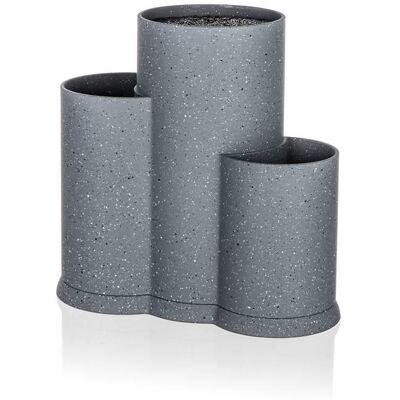 BANQUET GRANITE Grey 3in1 Messerständer BANQUET GRANITE Grey 3in1 Messerständer