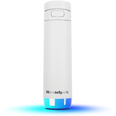HidrateSpark PRO 2 smarte Flasche mit Strohhalm, 621 ml, weiß HidrateSpark PRO 2 smarte Flasche mit Strohhalm, 621 ml, weiß