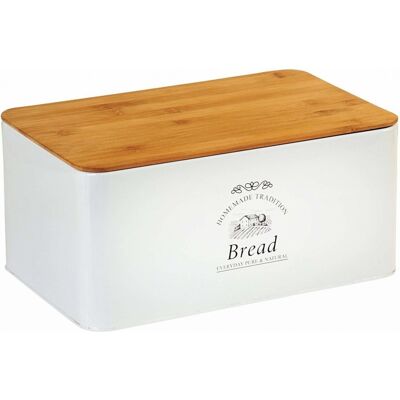 Kesper Landhaus Brotkasten mit weißem Schneidebrett Kesper Landhaus Brotkasten mit weißem Schneidebrett