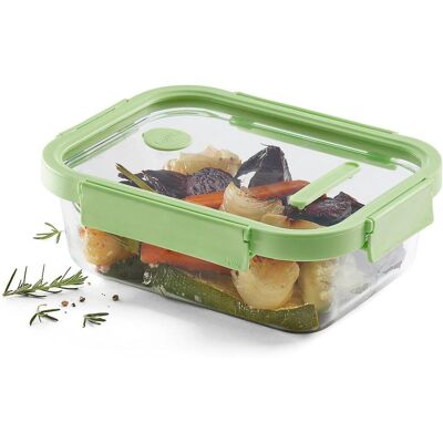 Lékué Glasaufbewahrungsbehälter - 1520ml - Grün Lékué Glasaufbewahrungsbehälter - 1520ml - Grün