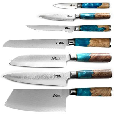 MaceMaker MILANO SanMai Küchenmesser Set 7 Stück MaceMaker MILANO SanMai Küchenmesser Set 7 Stück