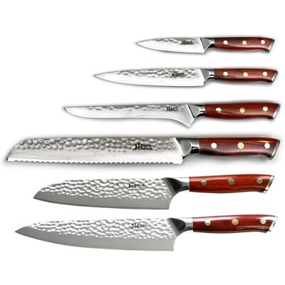 MaceMaker HAILSTORM SanMai Küchenmesser Set 6 Stück MaceMaker HAILSTORM SanMai Küchenmesser Set 6 Stück