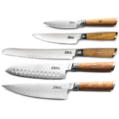 MaceMaker ARTEMI SanMai Küchenmesser Set 5 Stück MaceMaker ARTEMI SanMai Küchenmesser Set 5 Stück