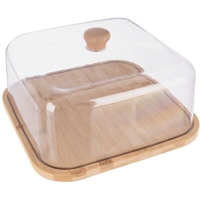 Orion Schneidebrett + Deckel 30 × 30 × 17 cm, Bambus/Kunststoff Orion Schneidebrett + Deckel 30 × 30 × 17 cm, Bambus/Kunststoff