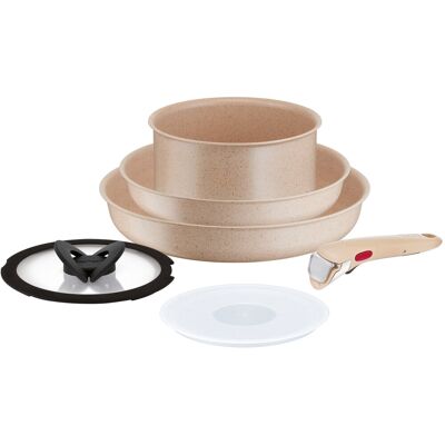 Tefal Kochgeschirrset 6-tlg. Delight Ingenio L7839622 Tefal Kochgeschirrset 6-tlg. Delight Ingenio L7839622