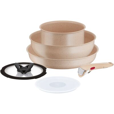 Tefal Kochgeschirrset 6-tlg. Delight Ingenio L7839522 Tefal Kochgeschirrset 6-tlg. Delight Ingenio L7839522