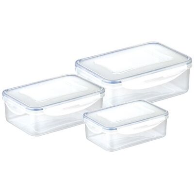 TESCOMA FRESHBOX 3 Stück, 1,0, 1,5, 2,5 l, rechteckig TESCOMA FRESHBOX 3 Stück, 1,0, 1,5, 2,5 l, rechteckig
