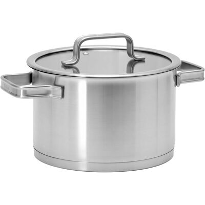 FABINI Edelstahltopf Core Standard, 20 cm (3,5 l) mit Glasdeckel FABINI Edelstahltopf Core Standard, 20 cm (3,5 l) mit Glasdeckel