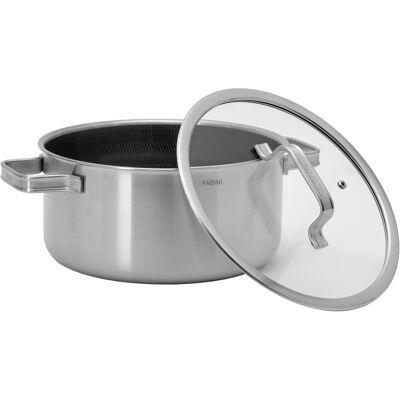 FABINI Topf Hybrid Standard mit Deckel, 24 cm (4 l) FABINI Topf Hybrid Standard mit Deckel, 24 cm (4 l)