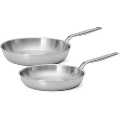 FABINI Edelstahl-Pfannenset Lucca 4.0 Pro 26 cm + 30 cm, 2-teilig FABINI Edelstahl-Pfannenset Lucca 4.0 Pro 26 cm + 30 cm, 2-teilig