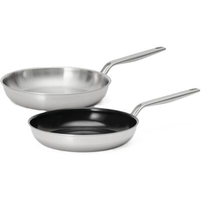 FABINI Bratpfannen-Set Edelstahl/Keramik Lucca 4.0 Pro 26 cm, 2-teilig FABINI Bratpfannen-Set Edelstahl/Keramik Lucca 4.0 Pro 26 cm, 2-teilig