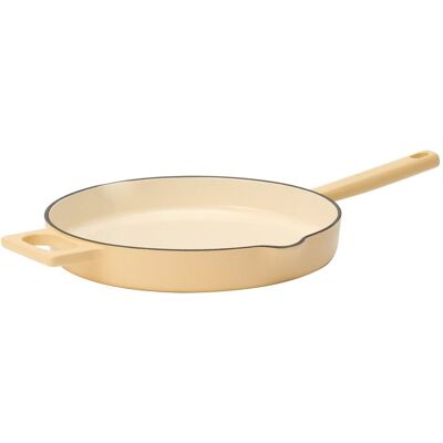 FABINI Gusseisenpfanne Mattia 3.0 Standard 26 cm, glänzend cremefarben FABINI Gusseisenpfanne Mattia 3.0 Standard 26 cm, glänzend cremefarben