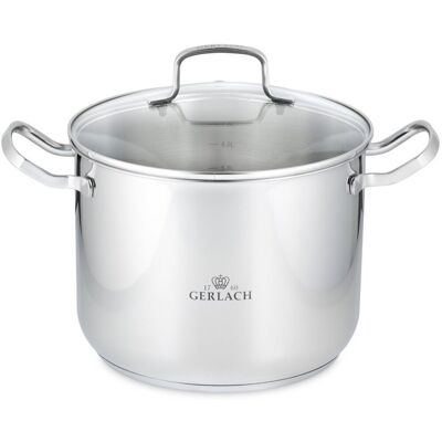 Gerlach SIMPLE Großer Topf mit Deckel 24 cm 7 l Gerlach SIMPLE Großer Topf mit Deckel 24 cm 7 l