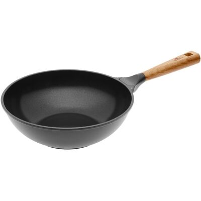 Gerlach 28 cm Wokpfanne und Kochset - NATUR Kollektion Gerlach 28 cm Wokpfanne und Kochset - NATUR Kollektion