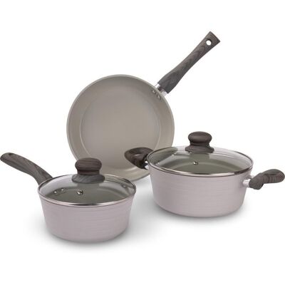 LAMART Kochgeschirr-Set 5-tlg. STRIPE LT1284 LAMART Kochgeschirr-Set 5-tlg. STRIPE LT1284