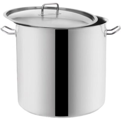 B2B Partner Lager Edelstahl Topf mit Deckel - Stock Topf B2B Partner Lager Edelstahl Topf mit Deckel - Stock Topf