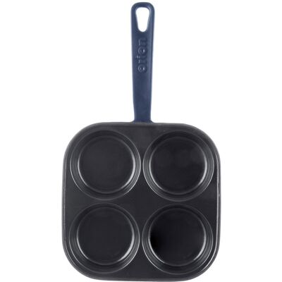 Orion Pfanne für Spiegeleier/Pfannkuchen 20,5 × 20,5 cm, 4 Fächer, GUSSEISEN EMAILLIERT Orion Pfanne für Spiegeleier/Pfannkuchen 20,5 × 20,5 cm, 4 Fächer, GUSSEISEN EMAILLIERT
