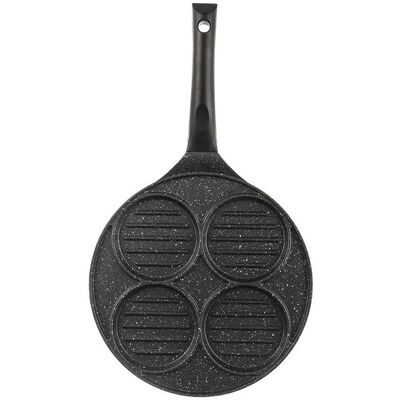 Orion Antihaft-Granit Grillpfanne - 26,5cm - Bratpfanne für Burger & Eier Orion Antihaft-Granit Grillpfanne - 26,5cm - Bratpfanne für Burger & Eier