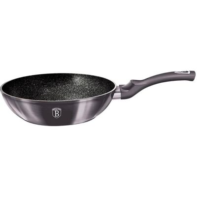BERLINGERHAUS WOK-Pfanne mit Marmoroberfläche 28 cm Carbon PRO Line BERLINGERHAUS WOK-Pfanne mit Marmoroberfläche 28 cm Carbon PRO Line