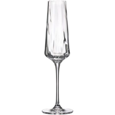 BOHEMIA ROYAL CRYSTAL Sektgläser-Set Crystal Winestar Spirale 160 ml 6 Stück BOHEMIA ROYAL CRYSTAL Sektgläser-Set Crystal Winestar Spirale 160 ml 6 Stück