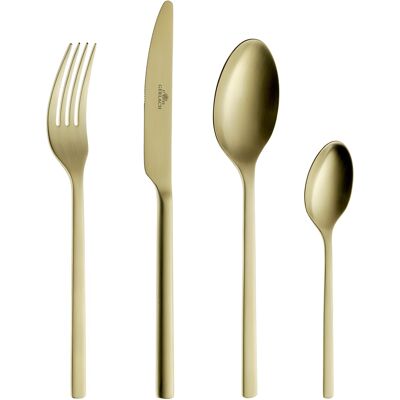 Gerlach Besteckset 24-teilig gold matt Gerlach Besteckset 24-teilig gold matt