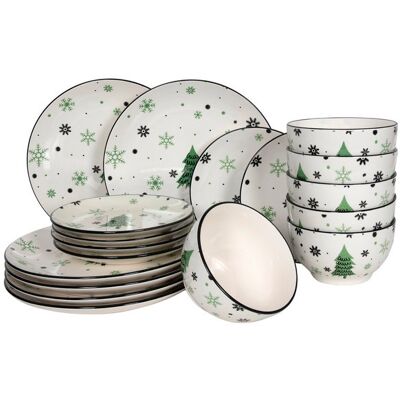 HIT Tafelservice 18-teilig Weihnachten HIT Tafelservice 18-teilig Weihnachten