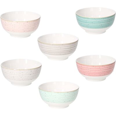 Tognana 6er-Set Schüsseln 14 cm PEPPER BAMBOO Tognana 6er-Set Schüsseln 14 cm PEPPER BAMBOO