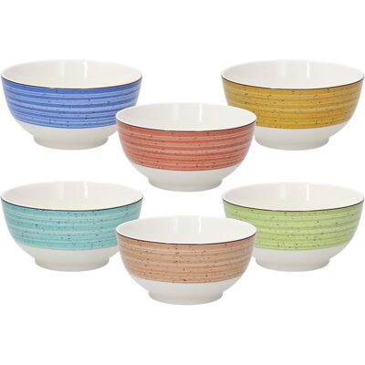 Tognana 6er-Set Schalen 14 cm KALEIDO Tognana 6er-Set Schalen 14 cm KALEIDO