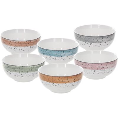 Tognana IRIS SIENNA 6er-Set Schüsseln 14 cm Tognana IRIS SIENNA 6er-Set Schüsseln 14 cm