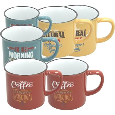 Tognana Becher-Set 390ml DES ARTS VINTAGE 6St Tognana Becher-Set 390ml DES ARTS VINTAGE 6St