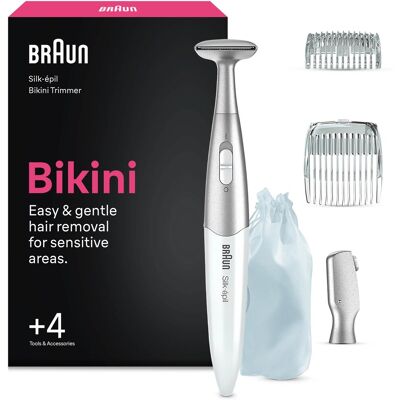 Braun silk·épil Pro Linii Bikin + 4 Aufsätze, FG1100, weiß Braun silk·épil Pro Linii Bikin + 4 Aufsätze, FG1100, weiß