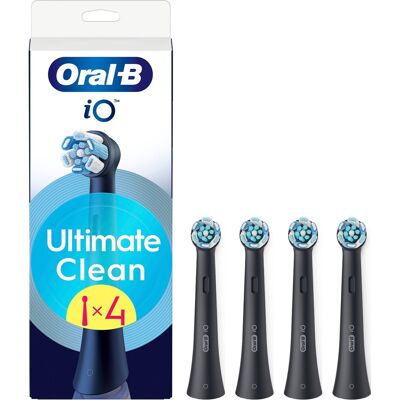 Oral-B iO 5 Black mit Reiseetui + Oral-B iO Ultimative Clean Black 4 Stück Oral-B iO 5 Black mit Reiseetui + Oral-B iO Ultimative Clean Black 4 Stück