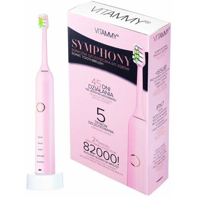 Vitammy Symphony Pink Sonische Zahnbürste - Hohe Vibrationskraft Vitammy Symphony Pink Sonische Zahnbürste - Hohe Vibrationskraft