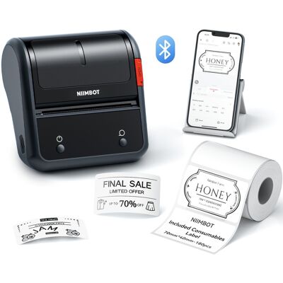 Niimbot B3S_P schwarz + Etikettenrolle Niimbot B3S_P schwarz + Etikettenrolle