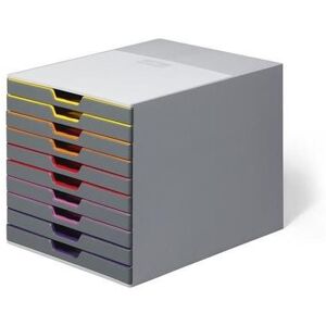 DURABLE Varicolor 10 Schubladen, farbcodiert, grau DURABLE Varicolor 10 Schubladen, farbcodiert, grau
