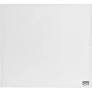 NOBO Tafel aus Glas - 45 cm x 45 cm - weiß NOBO Tafel aus Glas - 45 cm x 45 cm - weiß