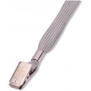 EUROSUPPLIES LILY Schlüsselband mit Clip, grau - Packung mit 50 Stück EUROSUPPLIES LILY Schlüsselband mit Clip, grau - Packung mit 50 Stück