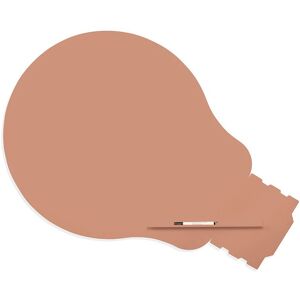 ROCADA Skin Shape Idea 6460-3012, rahmenlos, Glühbirnenform, 115 x 75 cm, rot-beige RAL 3012 ROCADA Skin Shape Idea 6460-3012, rahmenlos, Glühbirnenform, 115 x 75 cm, rot-beige RAL 3012