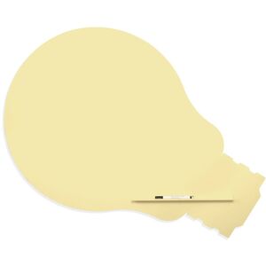ROCADA Skin Shape Idea 6461-1015, rahmenlos, Glühbirnenform, 150 x 100 cm, elfenbein RAL 1015 ROCADA Skin Shape Idea 6461-1015, rahmenlos, Glühbirnenform, 150 x 100 cm, elfenbein RAL 1015