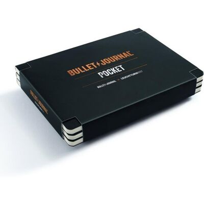 LEUCHTTURM1917 Bullet Journal Pocket Schwarz 3er-Pack LEUCHTTURM1917 Bullet Journal Pocket Schwarz 3er-Pack
