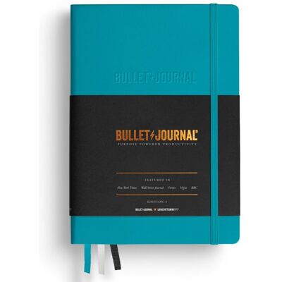 LEUCHTTURM1917 Bullet Journal Edition 2 Medium (A5) Turquoise25 LEUCHTTURM1917 Bullet Journal Edition 2 Medium (A5) Turquoise25