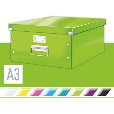 Leitz WOW Click & Store A3 36.9 x 20 x 48.2 cm - grün Leitz WOW Click & Store A3 36.9 x 20 x 48.2 cm - grün