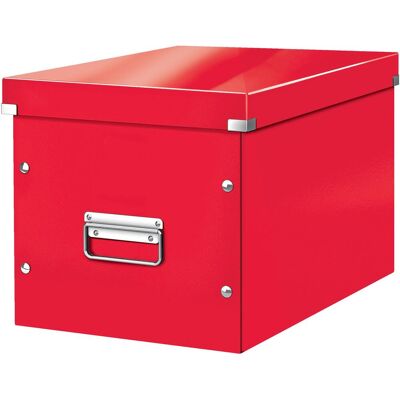 LEITZ WOW Click & Store A4 32 × 31 × 36 cm, rot LEITZ WOW Click & Store A4 32 × 31 × 36 cm, rot
